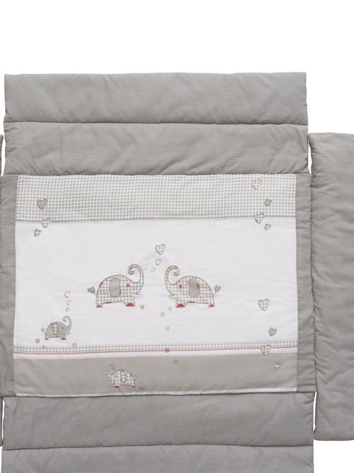 Alfombra universal para parque con bordes - estampado elefantes - 'ROBA' Jumbotwins - Kiabi