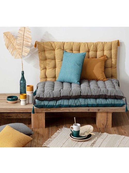 Alfombrilla con borlas - Kiabi