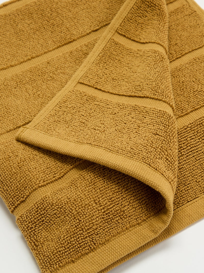 Alfombrilla de baño 80 x 50 cm Amarillo - Kiabi