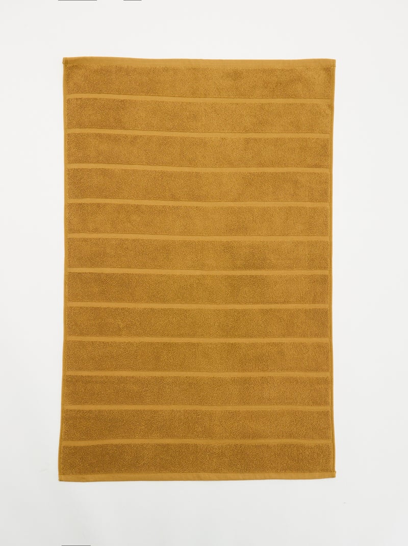 Alfombrilla de baño 80 x 50 cm Amarillo - Kiabi