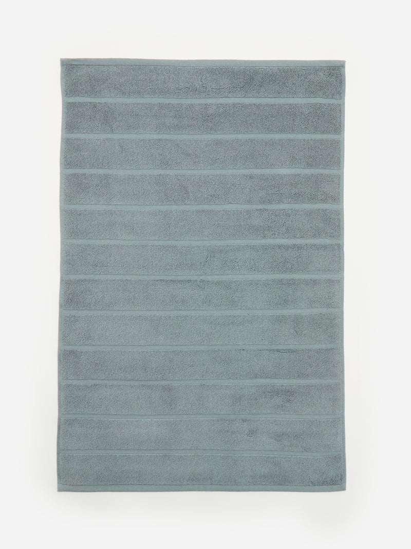 Alfombrilla de baño 80 x 50 cm Azul - Kiabi