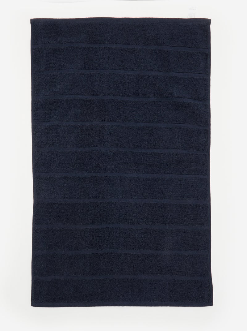 Alfombrilla de baño 80 x 50 cm Azul - Kiabi
