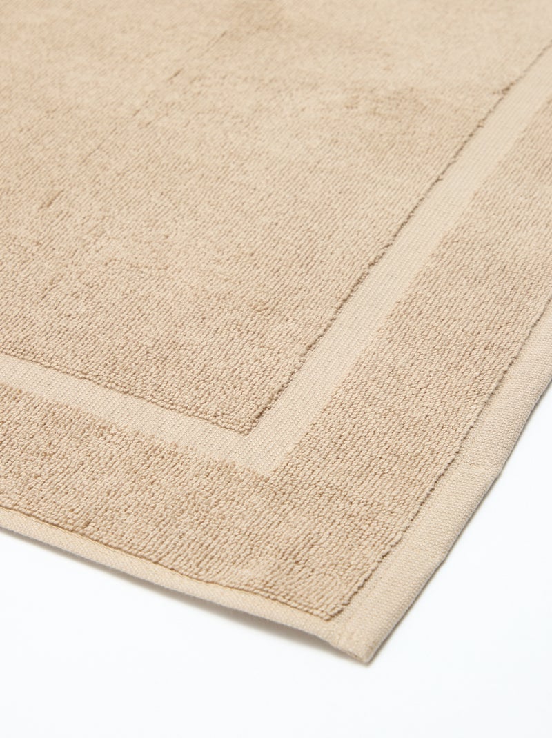 Alfombrilla de baño 80 x 50 cm Beige - Kiabi