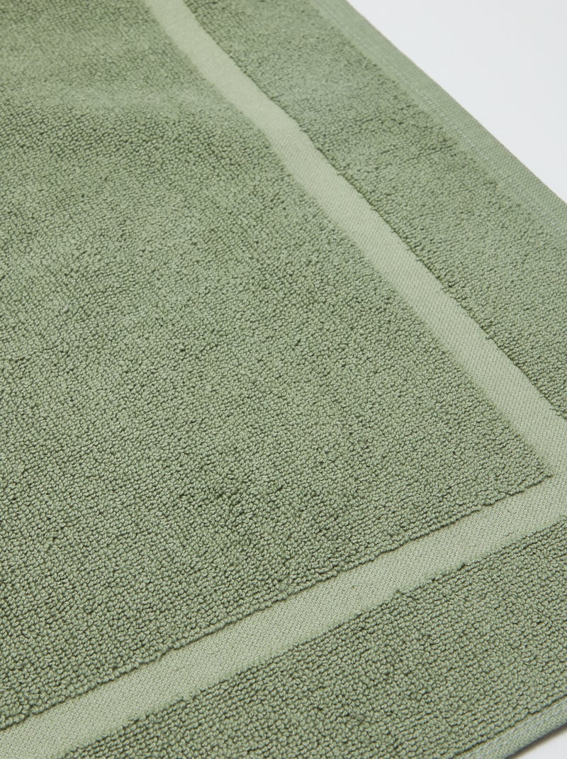 Alfombrilla de baño 80 x 50 cm Verde - Kiabi
