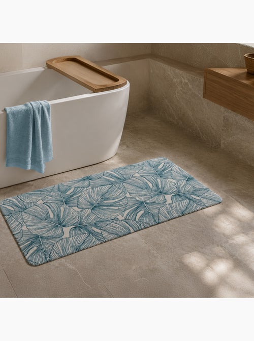 Alfombrilla de baño con estampado de selva tropical - Kiabi