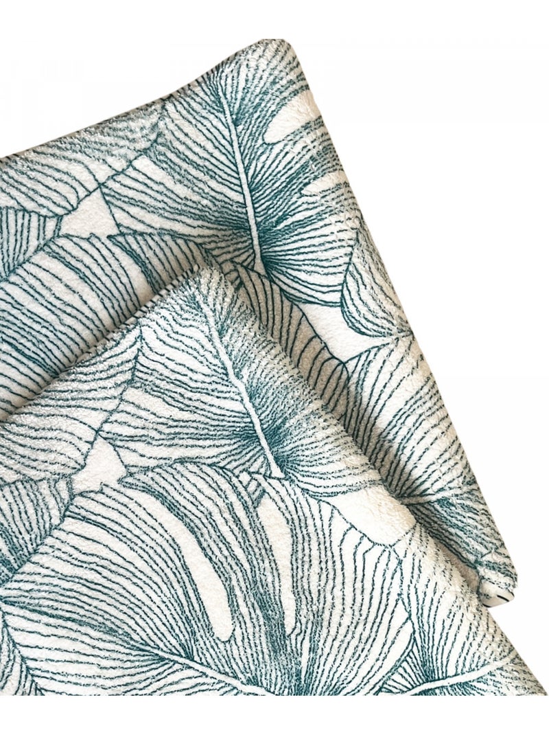 Alfombrilla de baño con estampado de selva tropical Verde - Kiabi