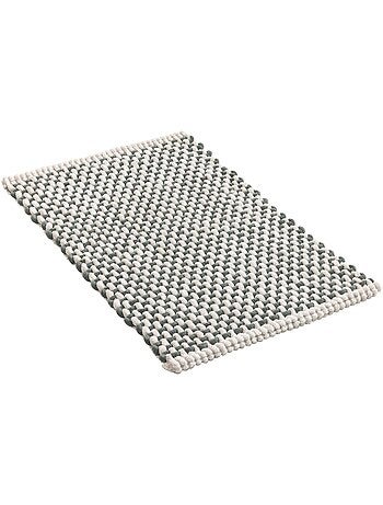 Alfombrilla de baño de chenilla de polialgodón ultraabsorbente