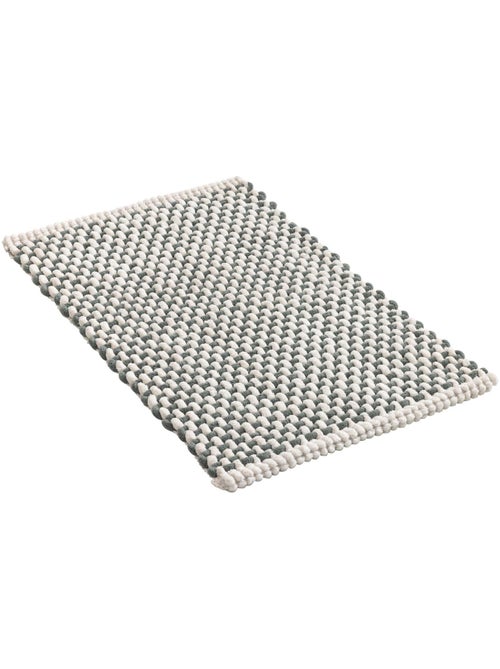 Alfombrilla de baño de chenilla de polialgodón ultraabsorbente - Kiabi