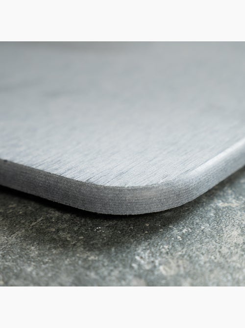 Alfombrilla de baño de diatomita en color antracita - Kiabi