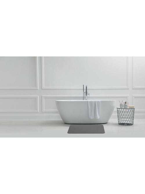 Alfombrilla de baño de diatomita gris - Kiabi Alfombrilla de baño de diatomita gris - Kiabi