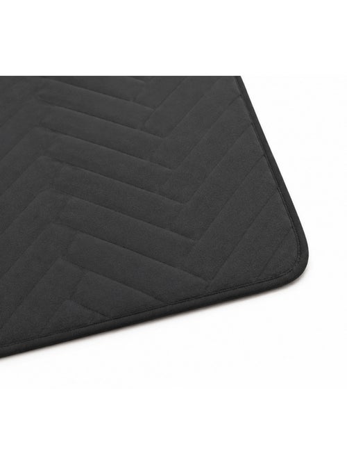Alfombrilla de baño de espuma viscoelástica - diseño de espiga - Kiabi