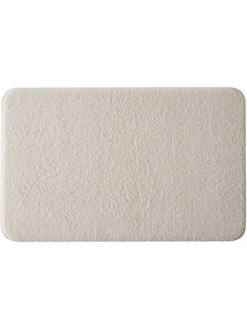 Alfombrilla de baño de rizo con espuma viscoelástica - Kiabi