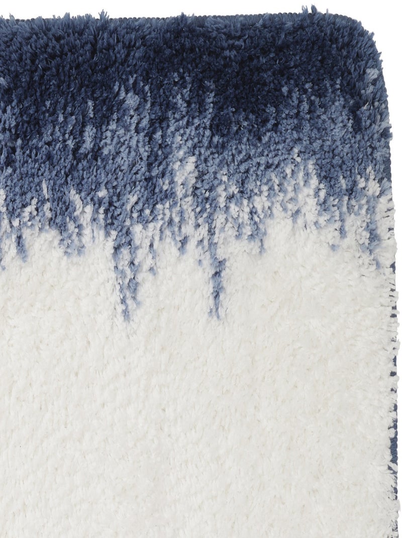 Alfombrilla de baño decorativa antideslizante Azul - Kiabi