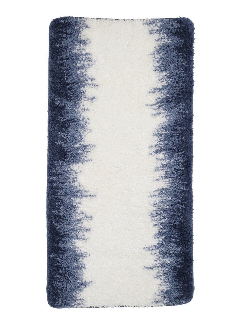 Alfombrilla de baño decorativa antideslizante Azul - Kiabi