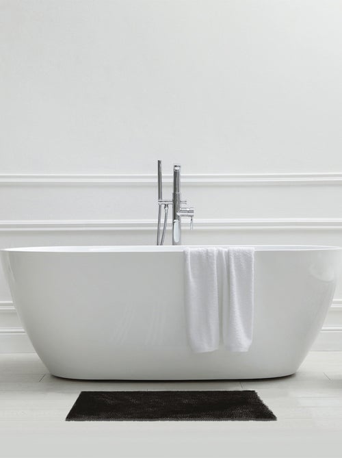 Alfombrilla de baño decorativa con hilo dorado en poliéster - Kiabi
