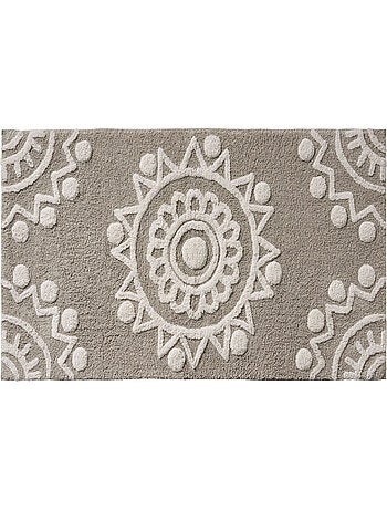 Alfombrilla de baño decorativa con motivos en relieve