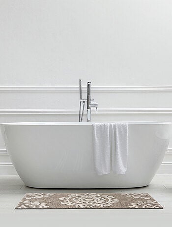 Alfombrilla de baño decorativa con motivos en relieve