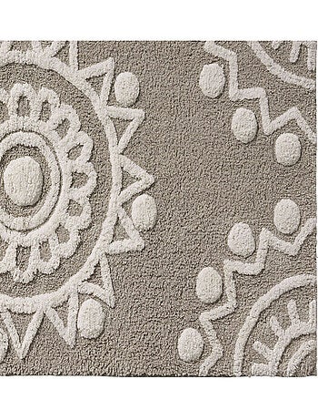 Alfombrilla de baño decorativa con motivos en relieve