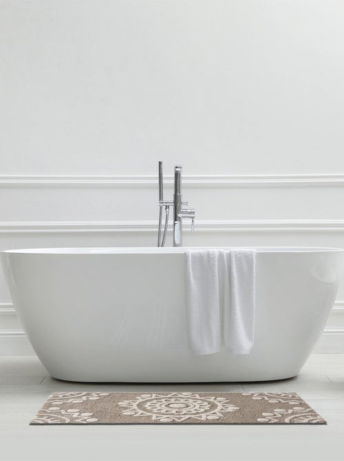 Alfombrilla de baño decorativa con motivos en relieve - Kiabi
