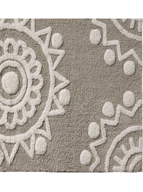 Alfombrilla de baño decorativa con motivos en relieve - Kiabi