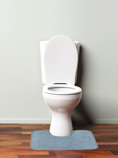 Alfombrilla de baño lisa de poliéster - Kiabi