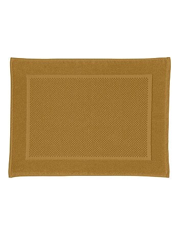 Alfombrilla de baño lisa de rizo de algodón oeko-tex