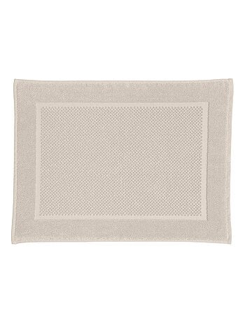 Alfombrilla de baño lisa de rizo de algodón oeko-tex