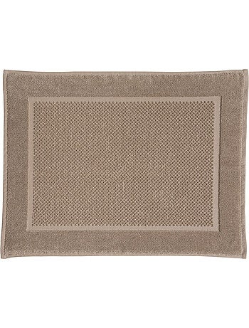 Alfombrilla de baño lisa de rizo de algodón oeko-tex