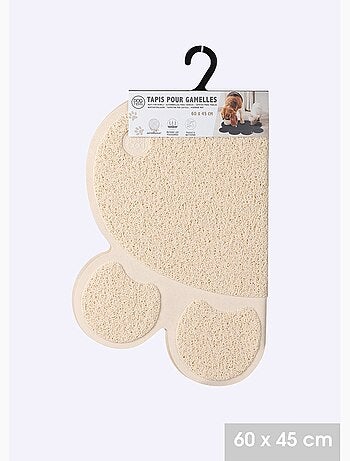 Alfombrilla para polvo en forma de pata, color oscuro - AFIBEL