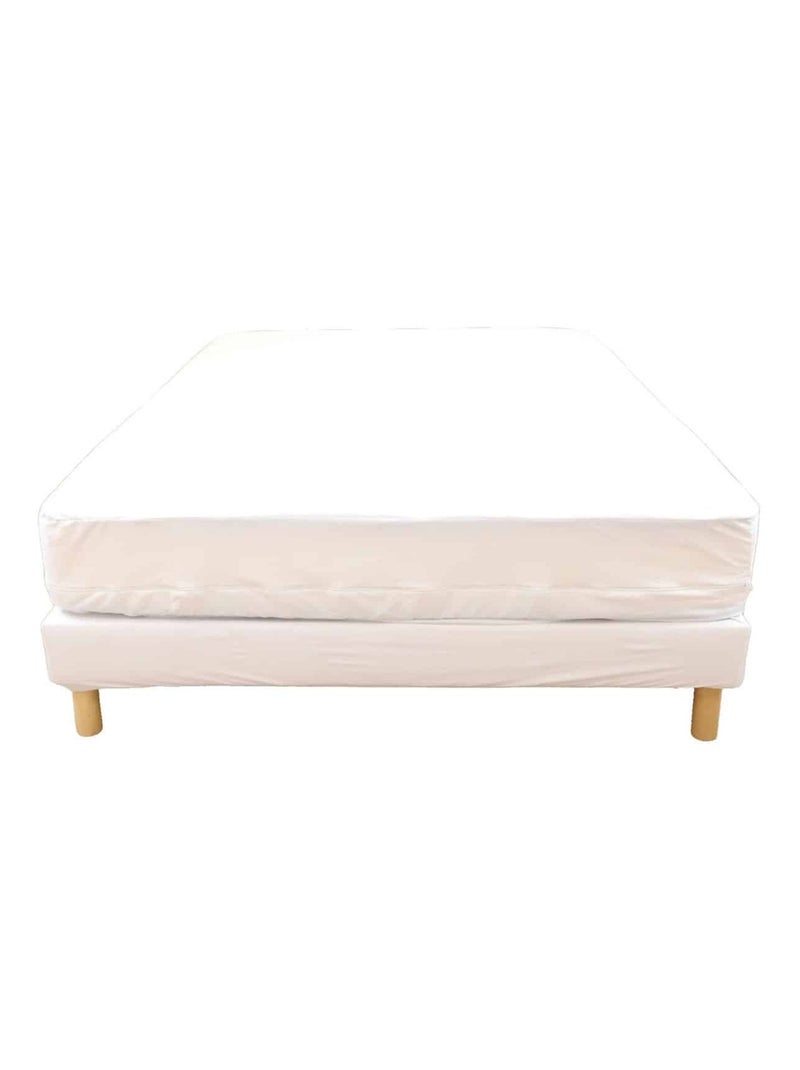 Alfombrilla protectora de colchón impermeable con recubrimiento transpirable INTEGRAL Blanco - Kiabi