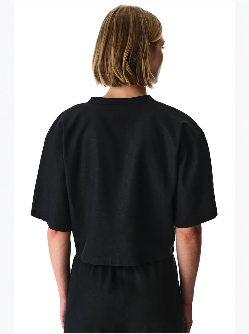 Alice camisa de manga corta penti Negro - Kiabi