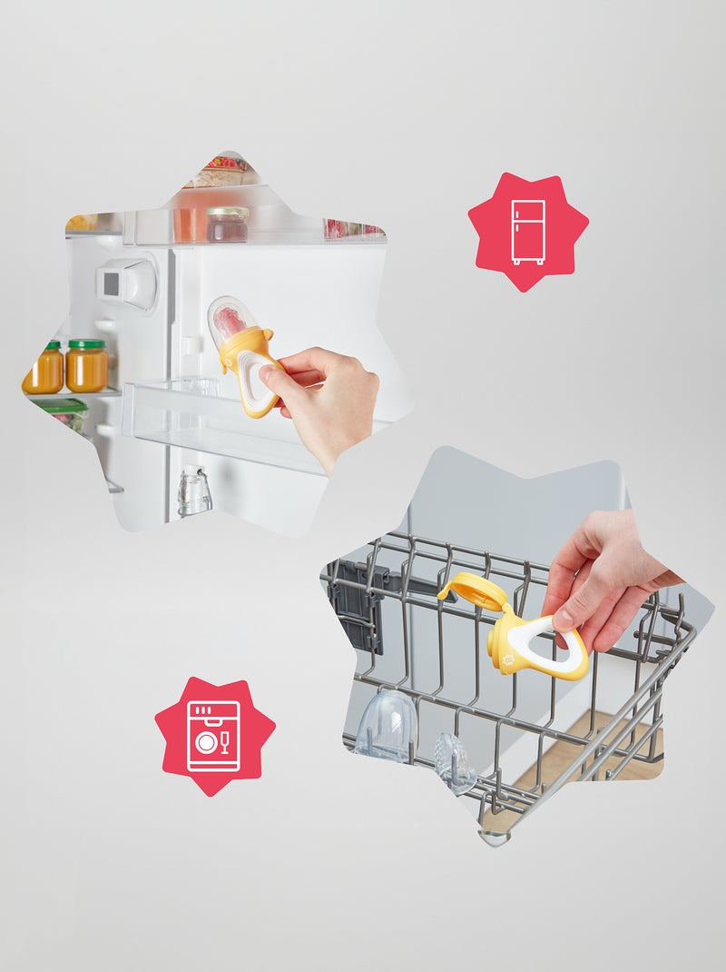 Alimentador antiahogo 'Badabulle' amarillo - Kiabi