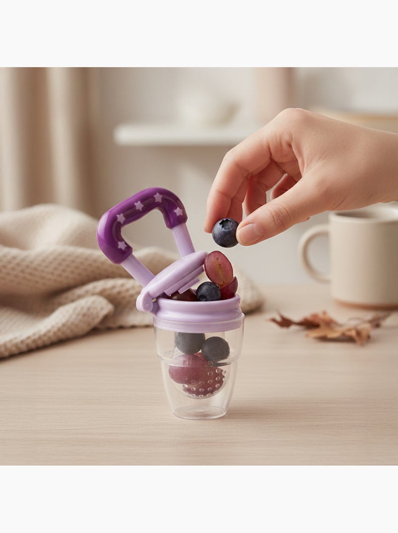 Alimentador evolutivo de silicona Violeta - Kiabi