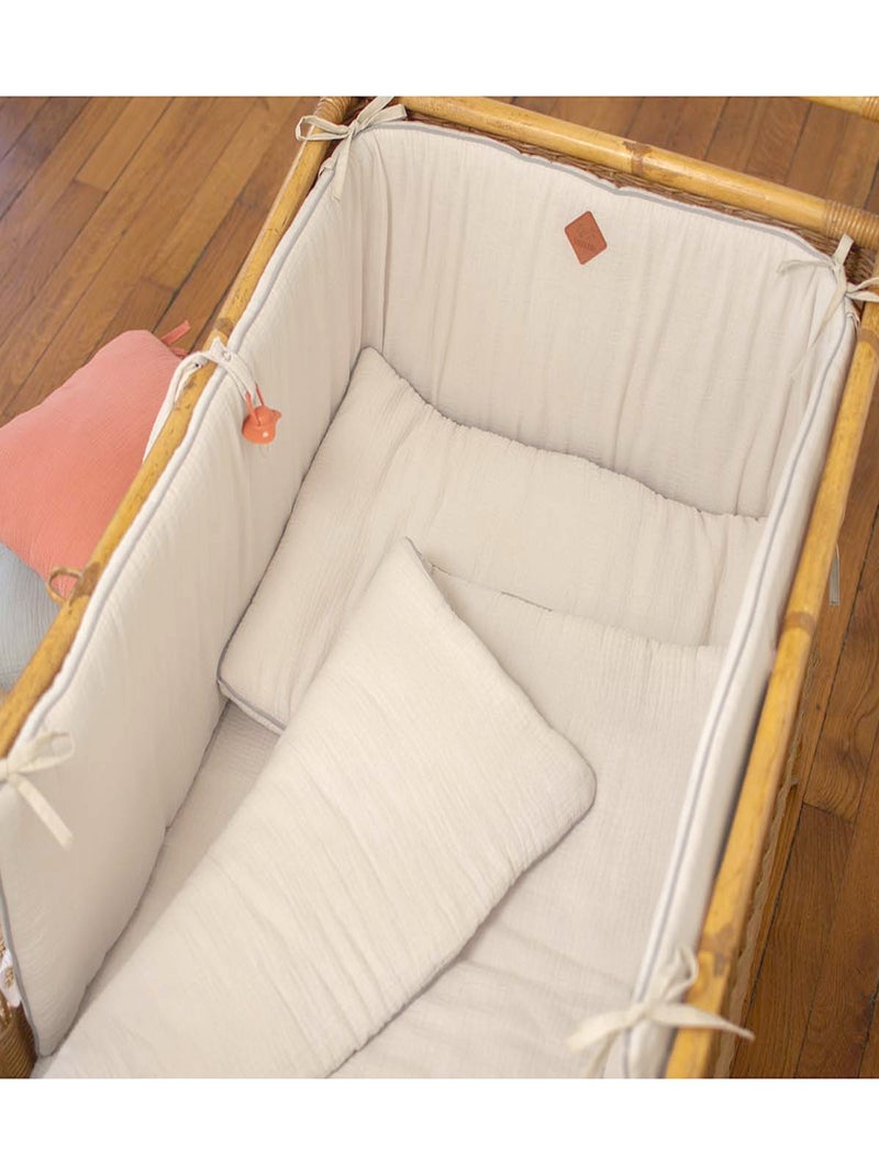 Almohada bebé plana gasa algodón | SEVIRA KIDS Beige - Kiabi