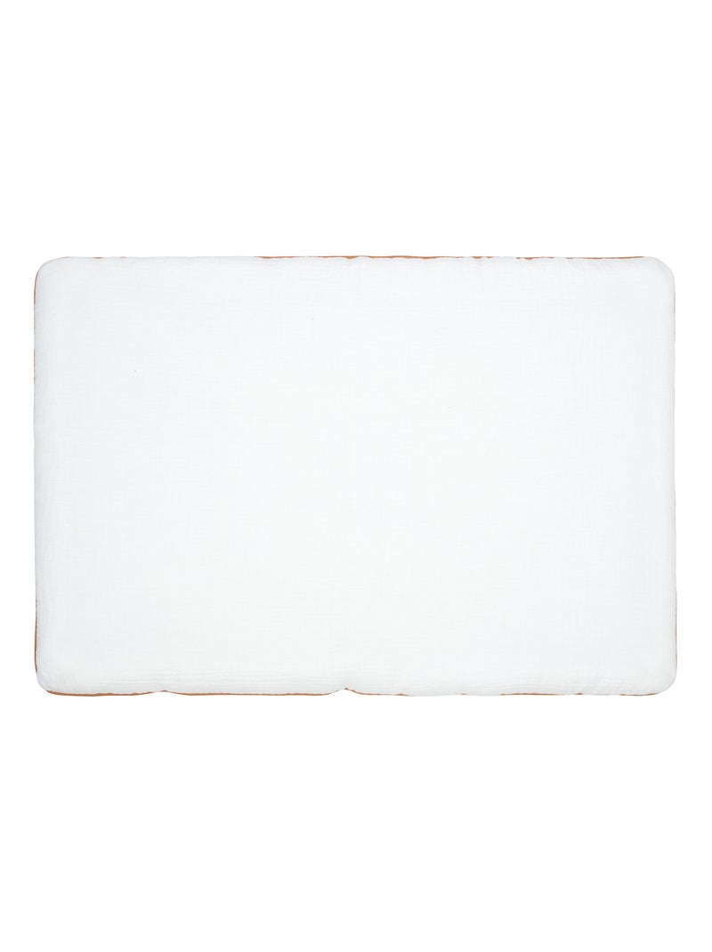 Almohada bebé plana gasa algodón | SEVIRA KIDS Blanco dorado - Kiabi