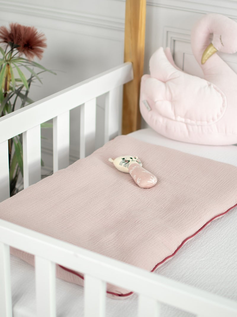 Almohada bebé plana gasa algodón | SEVIRA KIDS Rosa - Kiabi