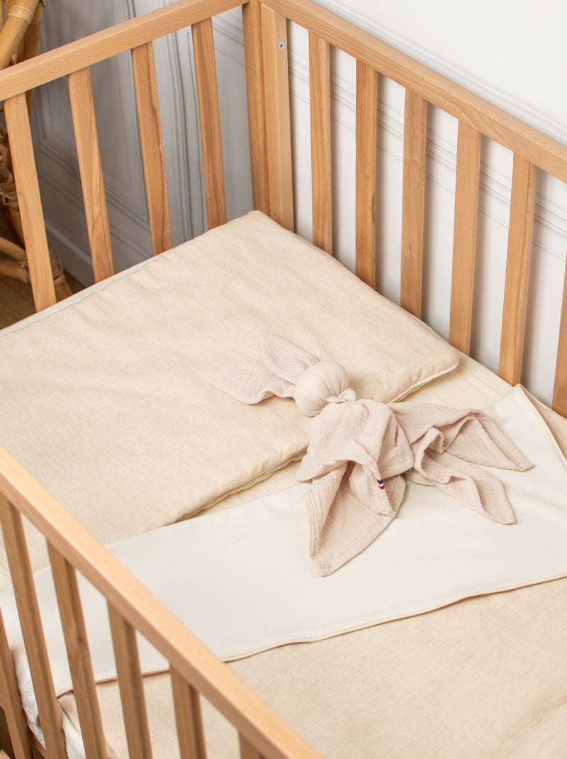 Almohada bebé plana lino | SEVIRA KIDS Beige - Kiabi