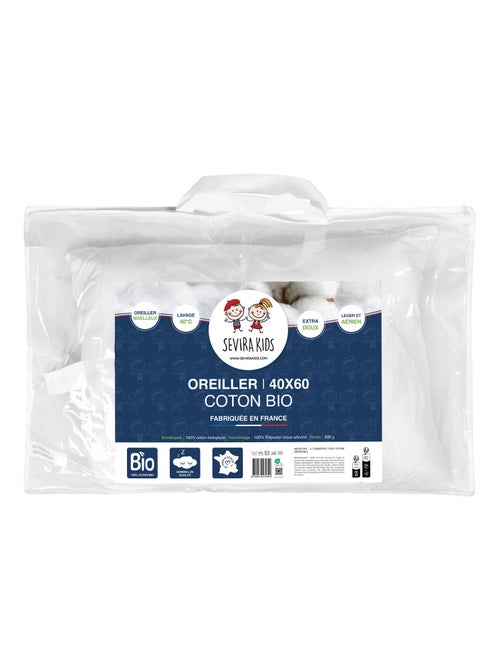 Almohada bebé suave algodón orgánico | SEVIRA KIDS - Kiabi