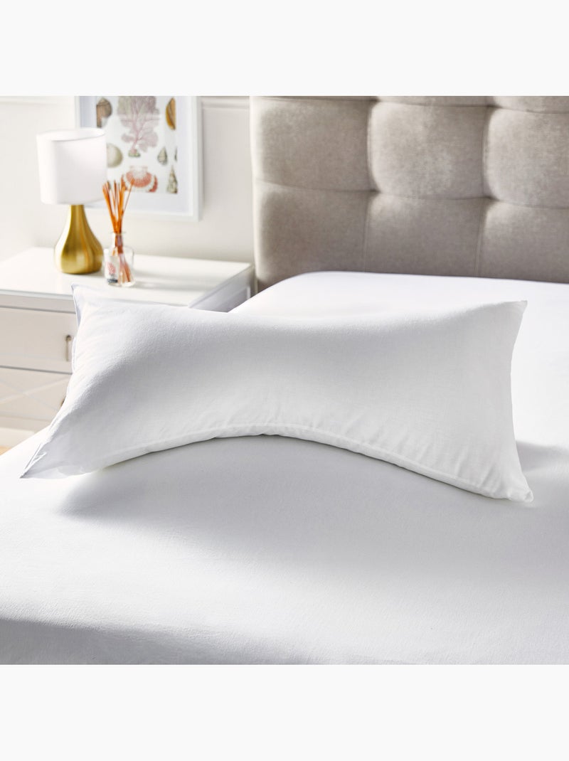 Almohada cervical de fibra - HOME Mariposa - Firmeza Media - Funda Algodón Blanco - Kiabi