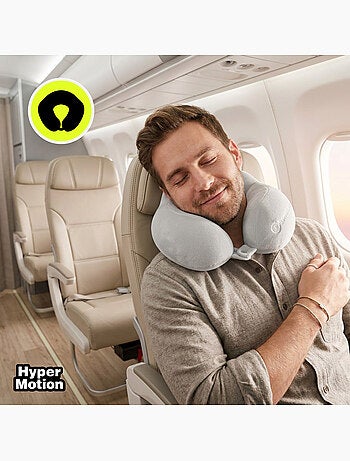 Almohada cervical hypermotion para viajes con soporte ergonómico de 360°