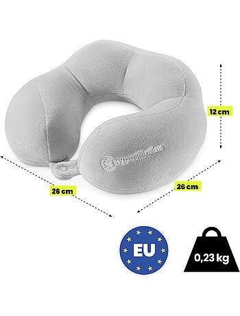Almohada cervical hypermotion para viajes con soporte ergonómico de 360°