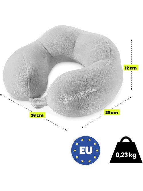 Almohada cervical hypermotion para viajes con soporte ergonómico de 360° - Kiabi Almohada cervical hypermotion para viajes con soporte ergonómico de 360° - Kiabi