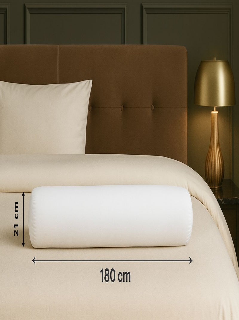 Almohada cilíndrica de Poliéster PROMO LINGE Blanco - Kiabi