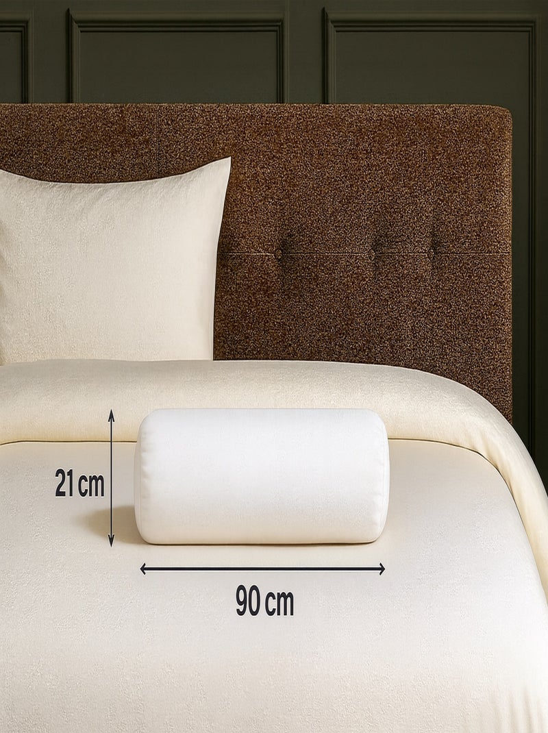 Almohada cilíndrica de Poliéster PROMO LINGE Blanco - Kiabi