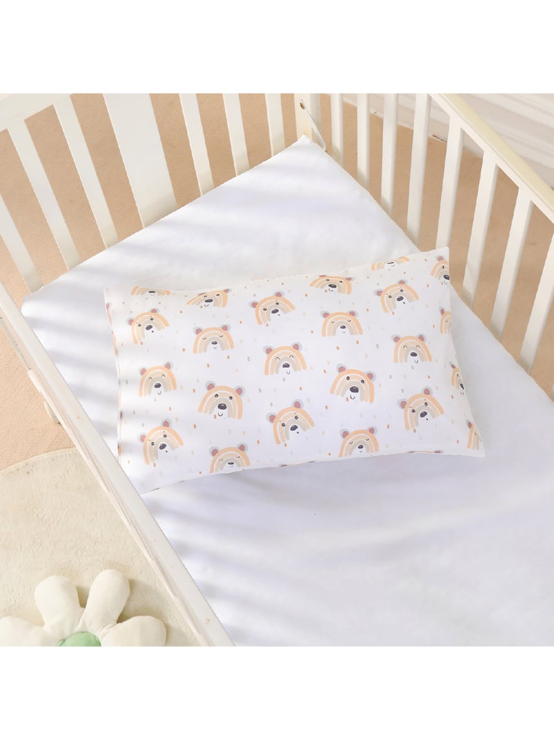 Almohada con funda incluida - Algod?n OEKO-TEX | SUPERBE BEBE Azul gris claro Negro - Kiabi