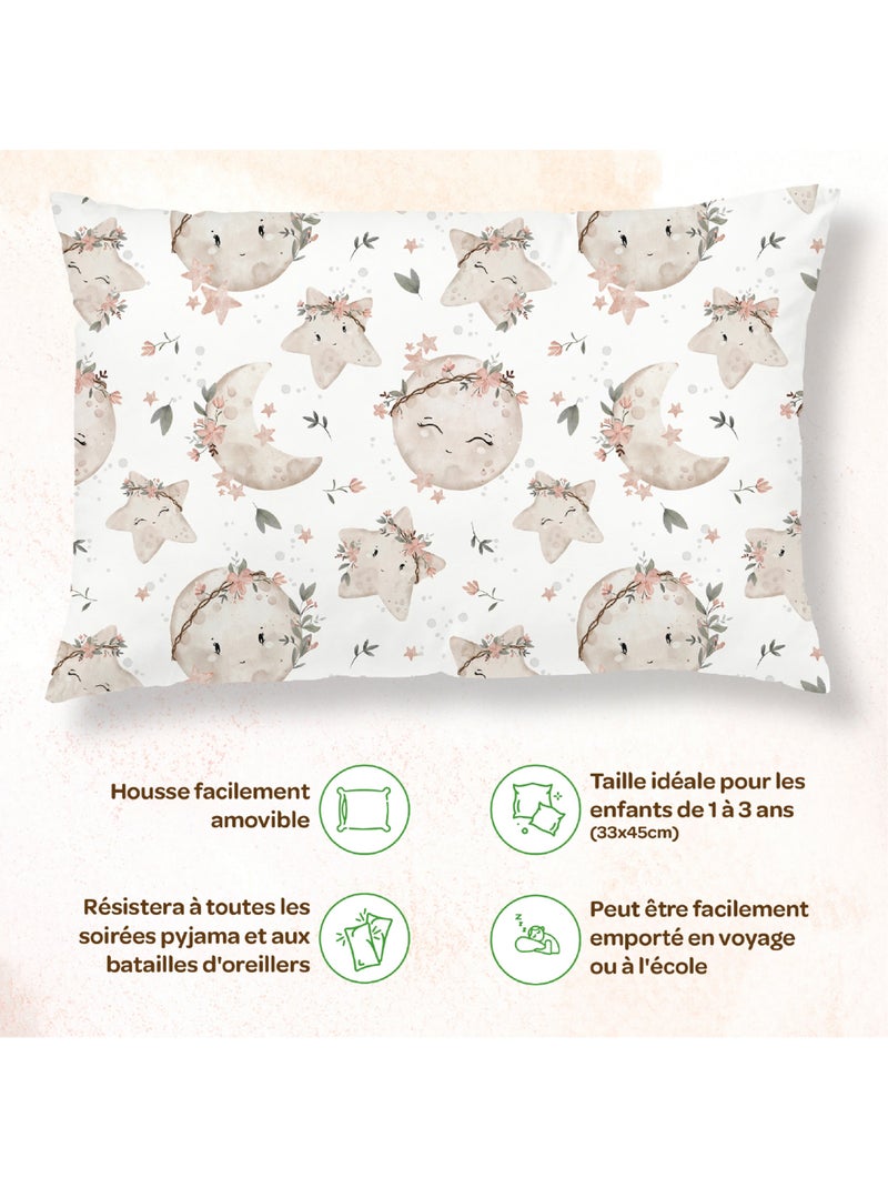 Almohada con funda incluida - Algod?n OEKO-TEX | SUPERBE BEBE Blanco - Kiabi