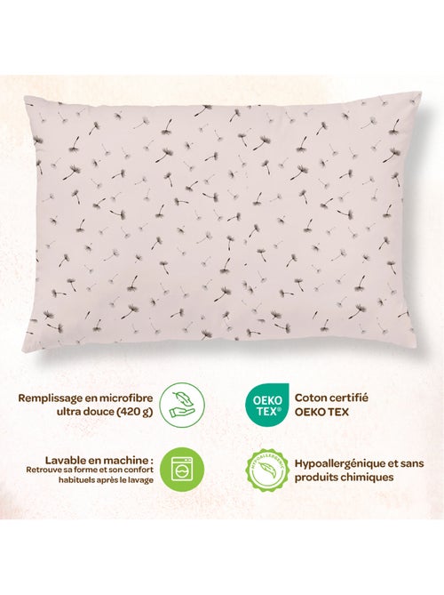 Almohada con funda incluida - Algodón OEKO-TEX | SUPERBE BEBE - Kiabi