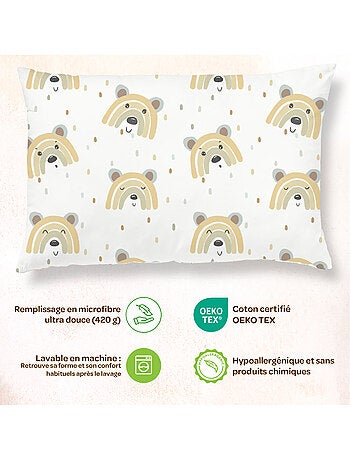 Almohada con funda incluida - Algodón OEKO-TEX | SUPERBE BEBE