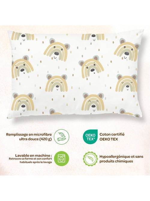 Almohada con funda incluida - Algodón OEKO-TEX | SUPERBE BEBE - Kiabi