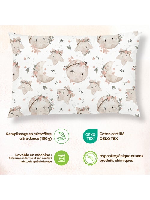 Almohada con funda incluida - Algodón OEKO-TEX | SUPERBE BEBE - Kiabi